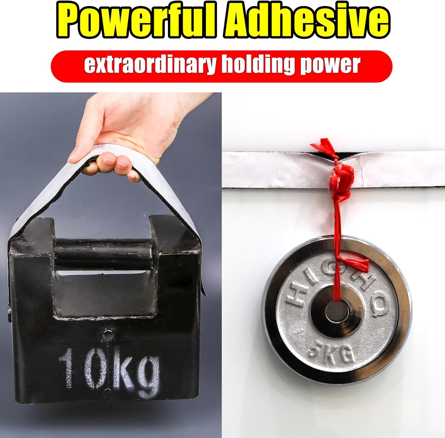 Hook and Loop Tape Fasteners, Heavy Industrial Strength Adhesive Backing Tape, Fixed Sofa Cushion, Home and Office 2in X 8.2ft - Image 3