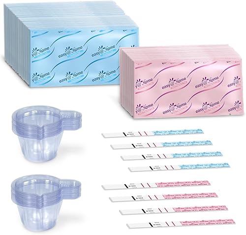 Miniatura 5 de EasyHome 100 pruebas de ovulación y 20 tiras de prueba de embarazo, kit de prueba de ovulación elegible FSA alimentado por premamá predictor de