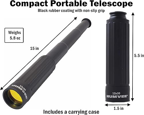 Miniatura 6 de Humvee HMV-B-TELESCOPE 12x30 - Telescopio blindado de goma