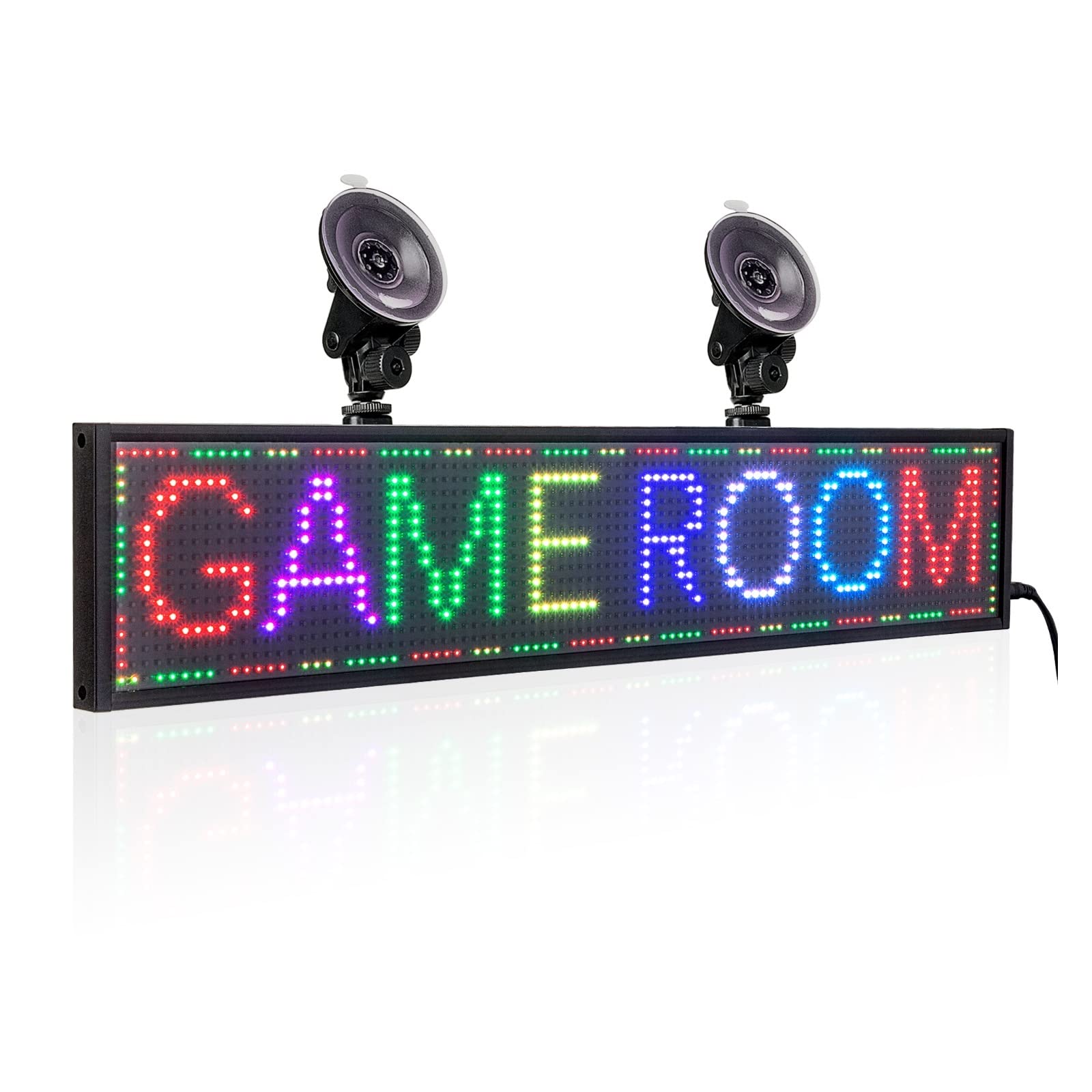 Panel LED 50CM P5MM RGB pantalla de mensajes programables para coche y camion