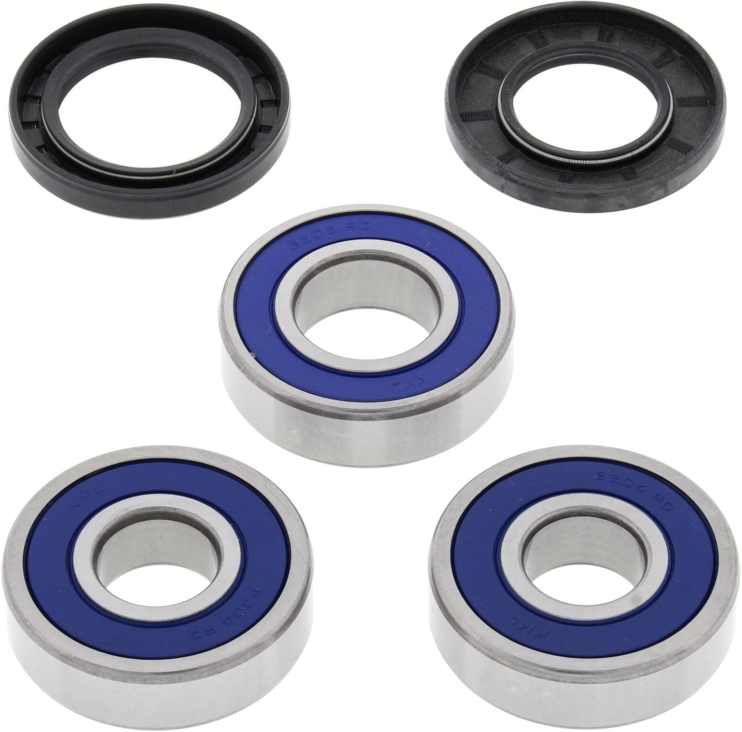 Generic Motorcycle & Scooter Replacement Parts & Accessories for Kawasaki Z1000, 2010-2016, Rear Wheel Bearings & Seals - Z 1000 Index-TRF965-32631, black