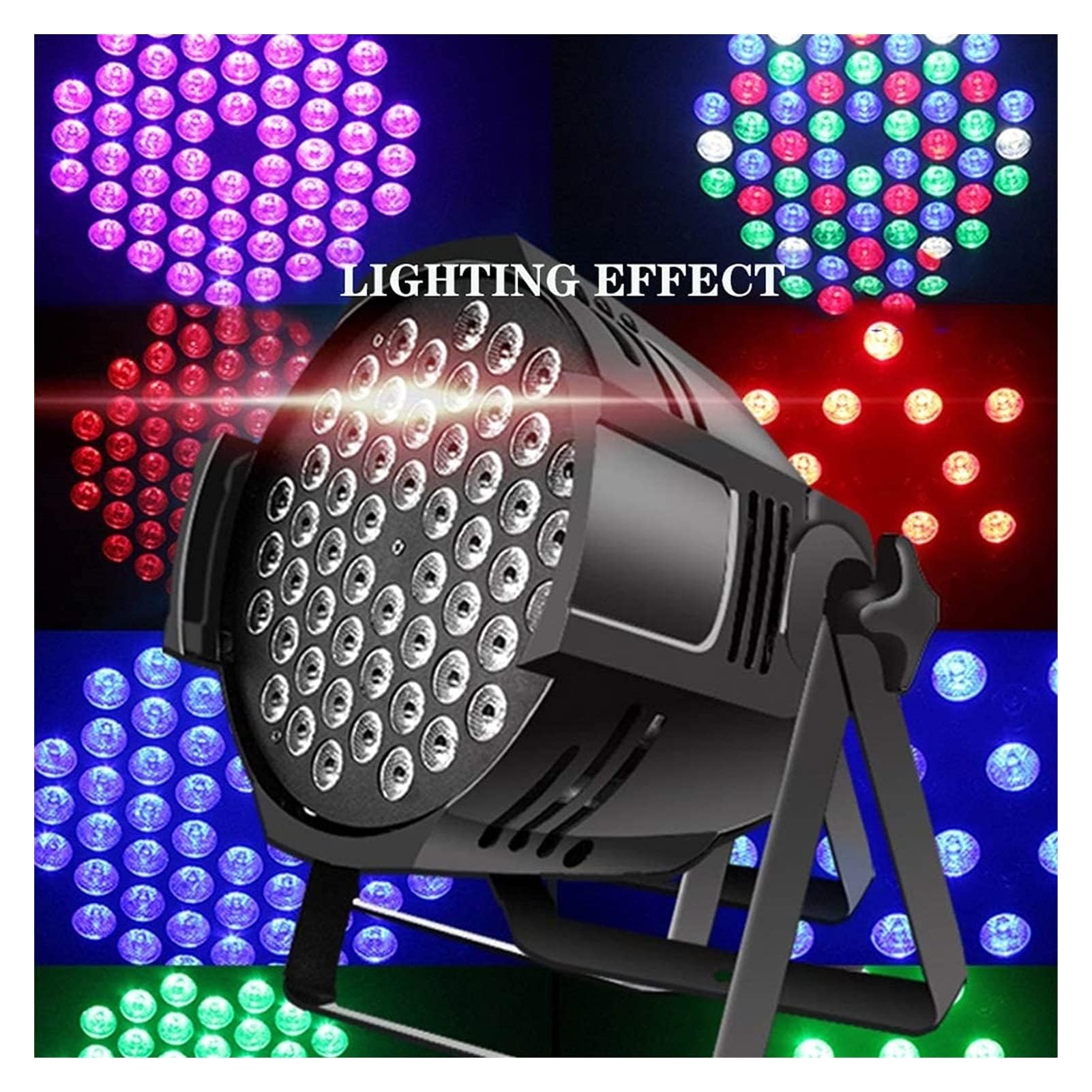 56 LED Par 64 Blinder Licht RGBW DJ Bühnenlichter, drehende Windmühleneffekt Party Beleuchtung mit Sound aktivierte Remote DMX Control Stage Wand Waschlicht für Disco Club Hochzeit Geburtstag