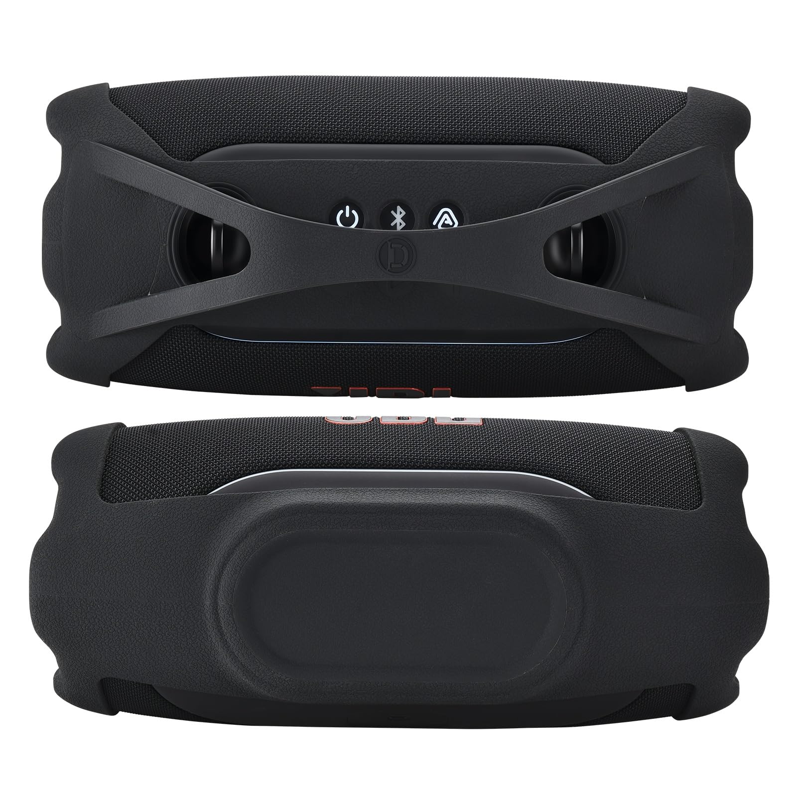 Silikon Schutzhülle für JBL Xtreme 5, Handliche Reise Silikonhülle (Schwarz)