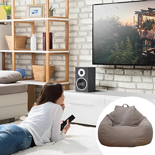 Miniatura 4 de Puf (sin relleno) para niños y adultos  Asiento de puf ultrasuave  Puf de almacenamiento de animales de peluche  Relleno lavable para organizar