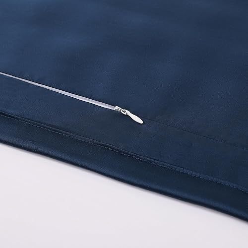 Miniatura 9 de HiEnd Accents - Edredón lyocell de tamaño súper Queen color gris liso estilo clásico tradicional moderno sedoso y lujoso ropa de cama