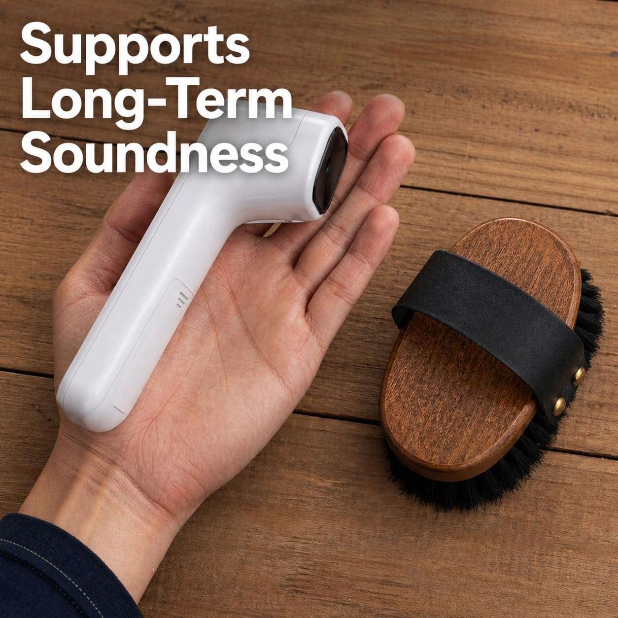 Horse Hoof Temperature Detector – Spot Heat Changes in 1 Second to Catch Hoof Issues Early – Non-Contact Infrared Thermometer for Horses, Color Alert, Stress-Free Daily Checks for Hoof & Leg Health