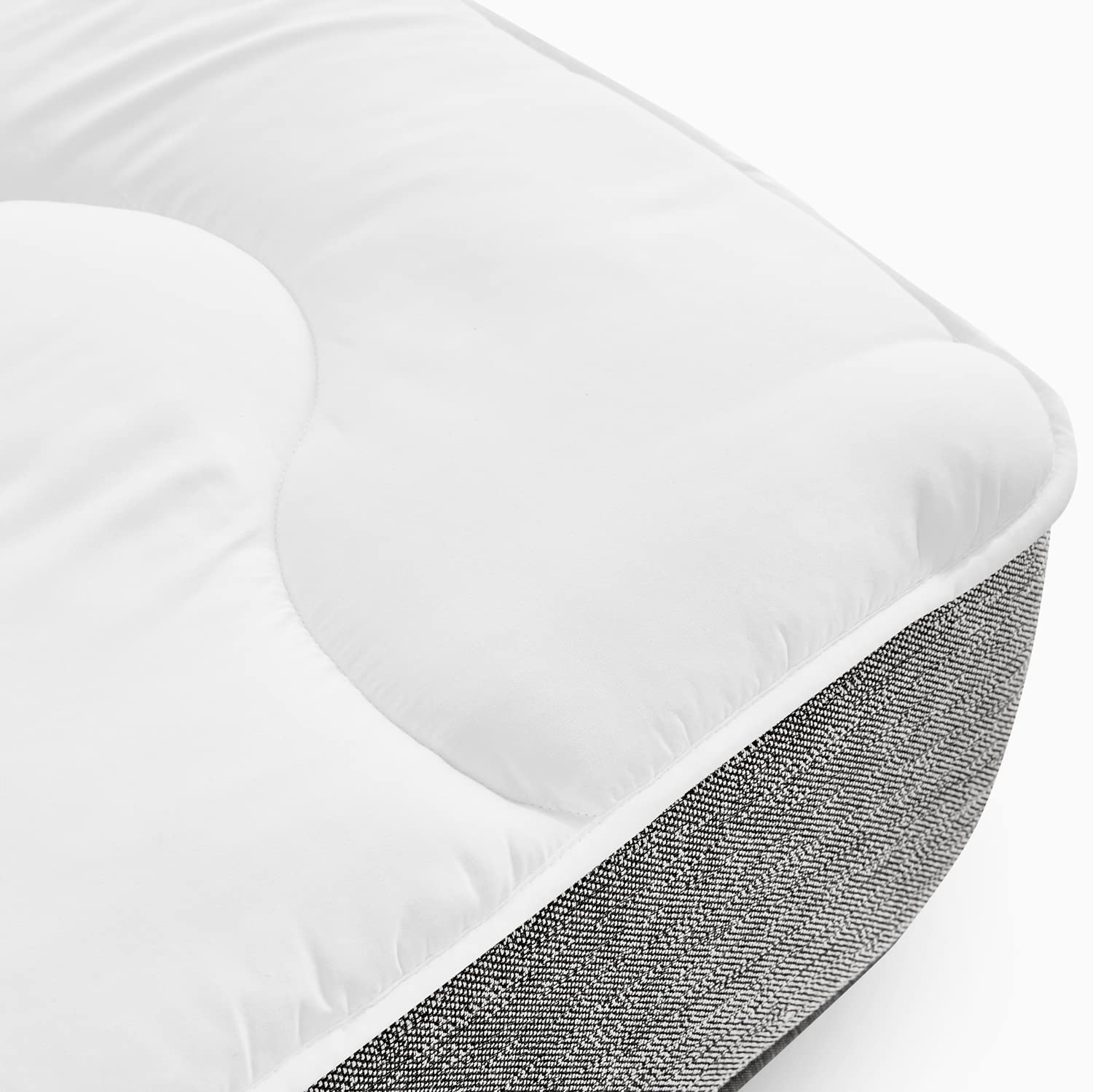 Pikolin Home - Topper de Microfibra 105x190, 500 gr, Hipoalergénico, Transpirable, Extrasuave - Sobrecolchón, Cubrecolchón, Colchoncillo