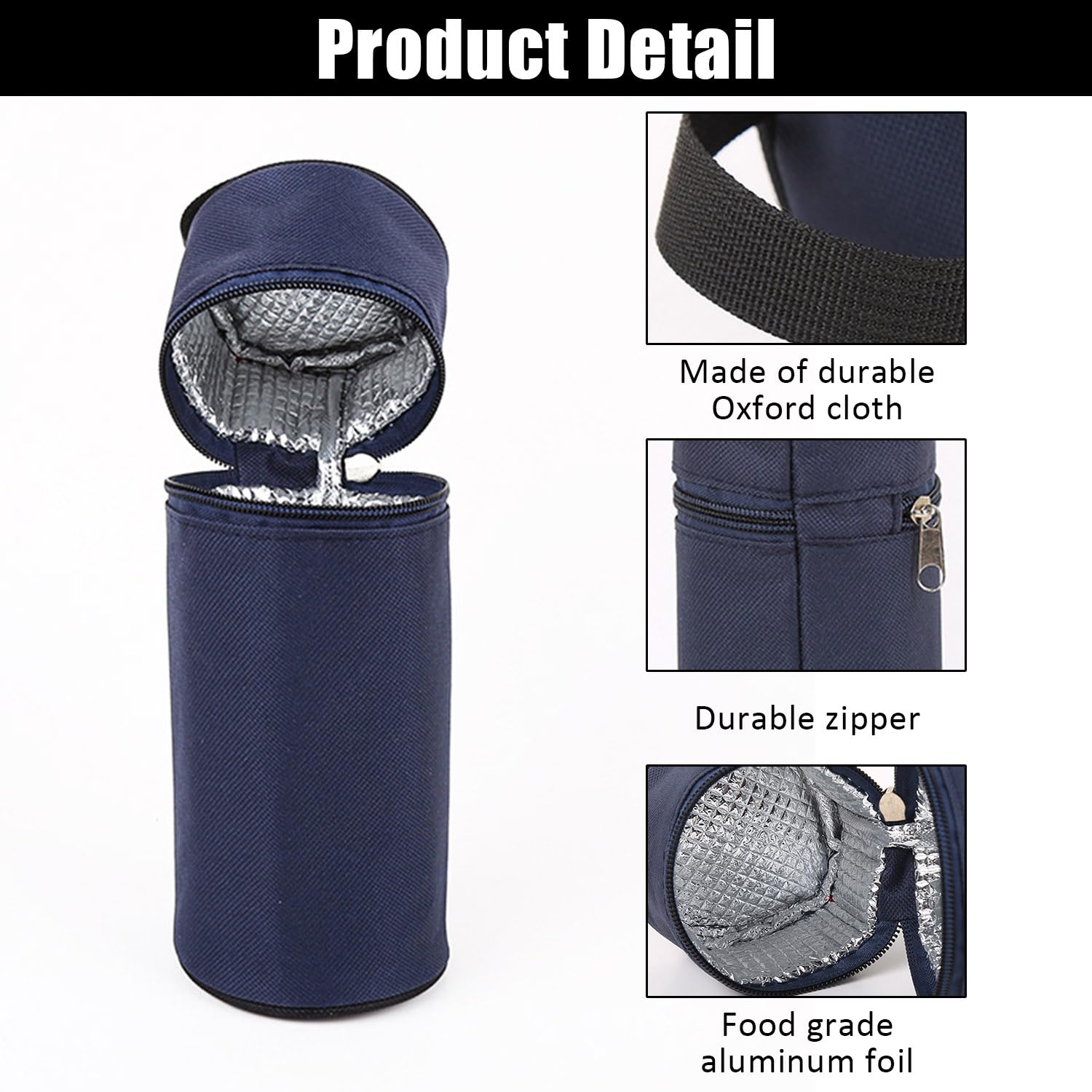 1 Articolo Borsa per Bottiglia Termica, Borsa Portatile per Bottiglia D'acqua, Porta Bottiglia per Thermos, Borsa Termica per Bottiglia D'acqua, Borsa per Bottiglia da Viaggio, per Tazza Thermos