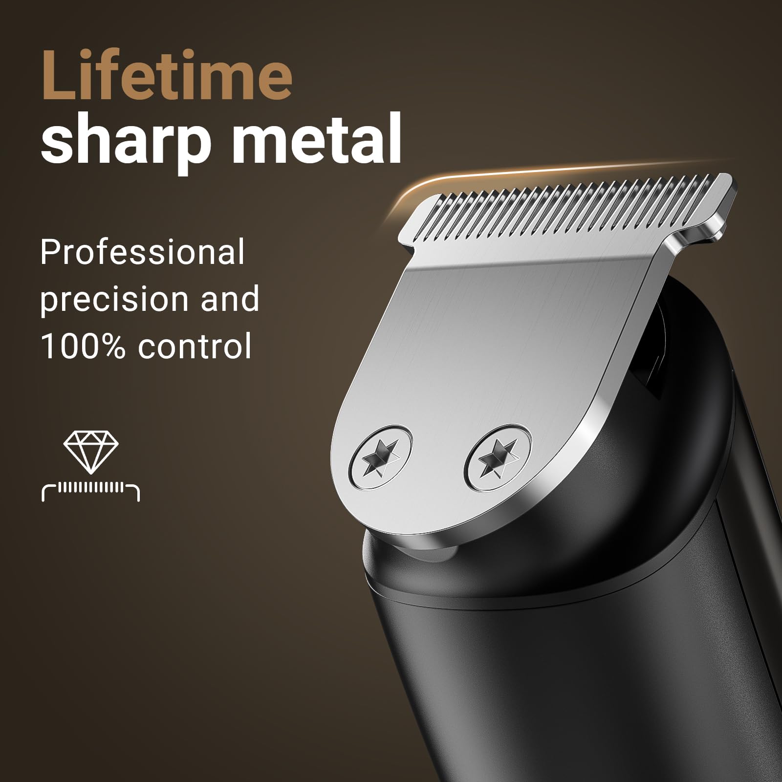 Beard Trimmer Kit - 12-in-1 Grooming -3