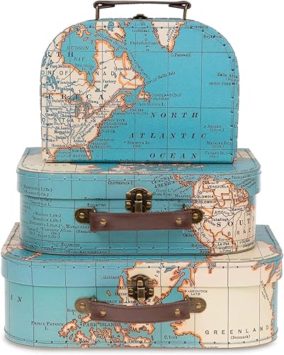 Jewelkeeper - Maletas de cartón (3 unidades)