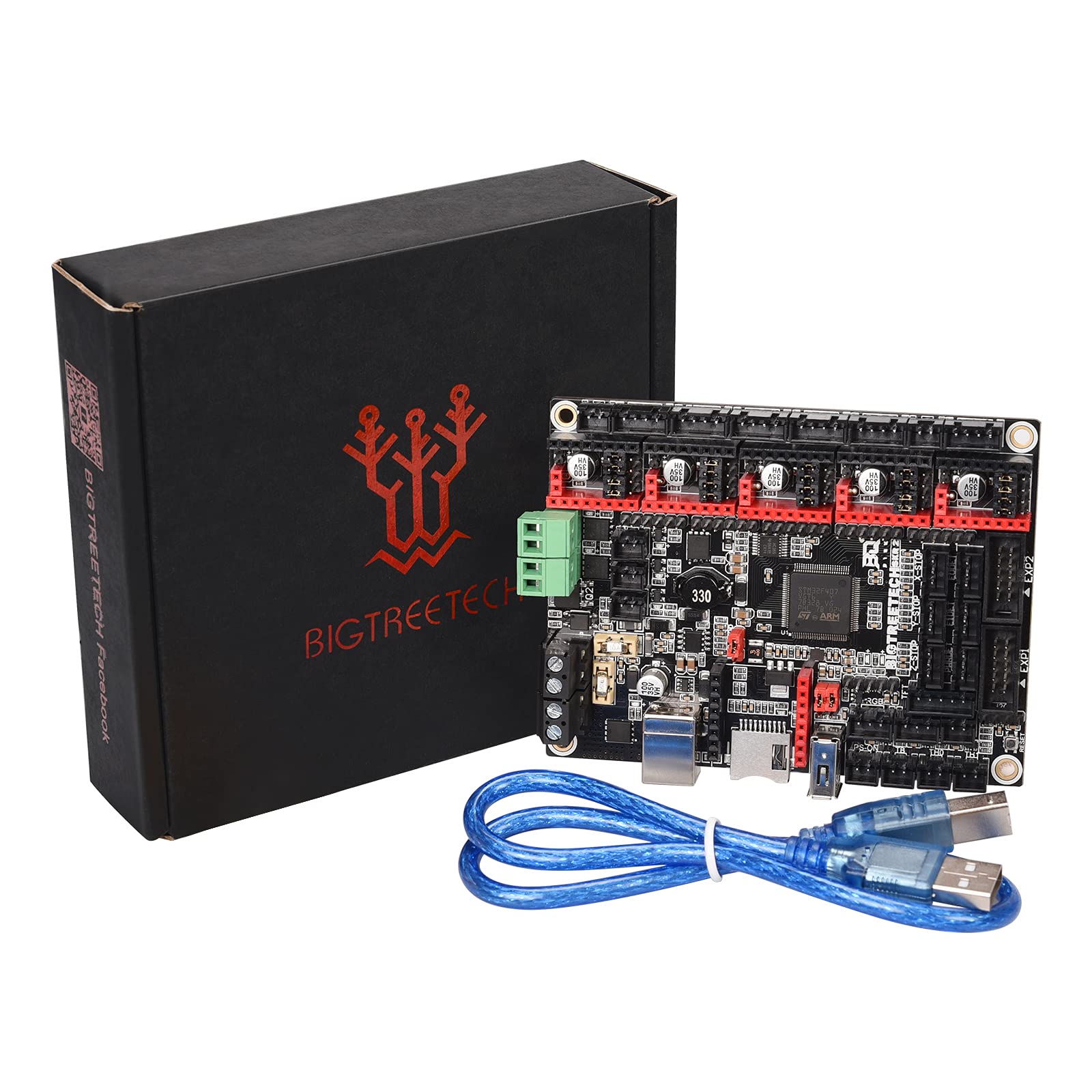 BIGTREETECH SKR 2 Controller Board 32bit Control Panel Board SKR V1.4 Turbo New Upgrade Support TMC2
