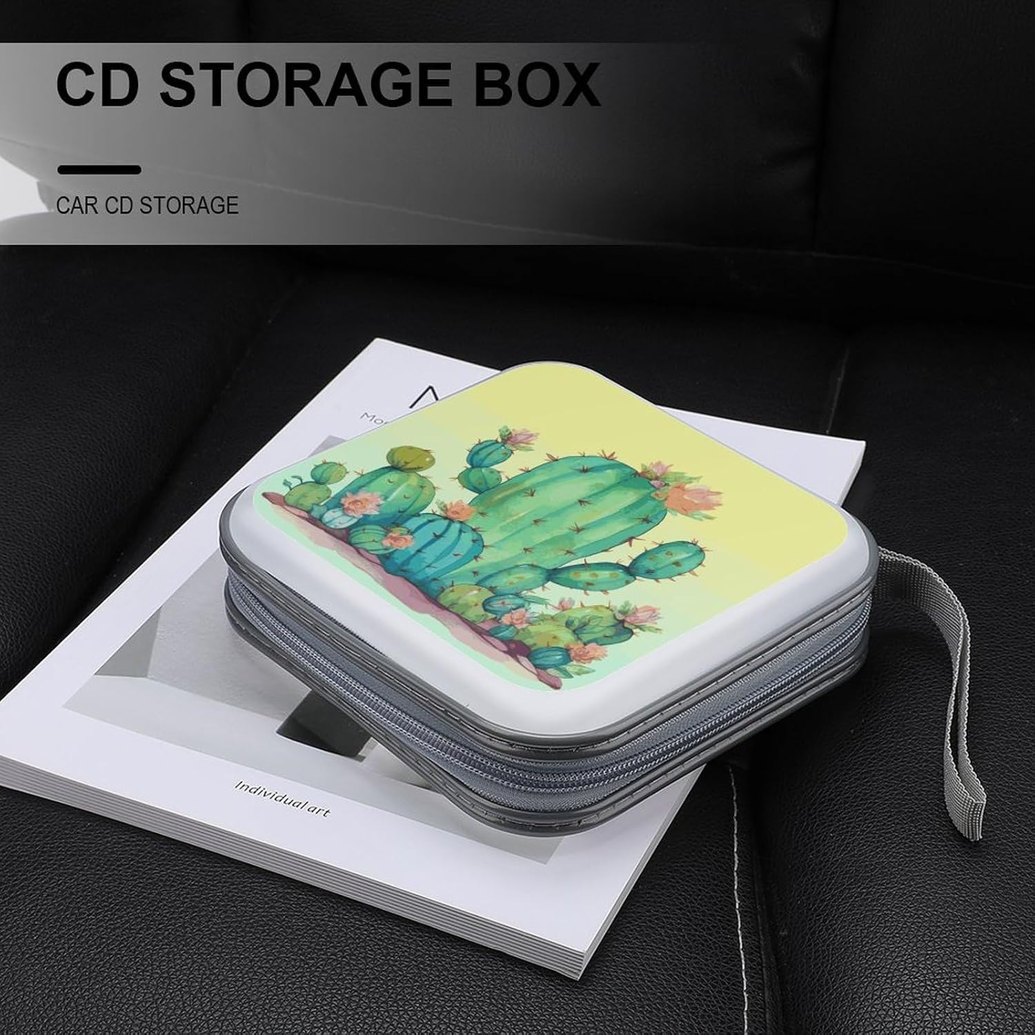 Funny Cactus CD Case CD Storage Box DVD Sleeves