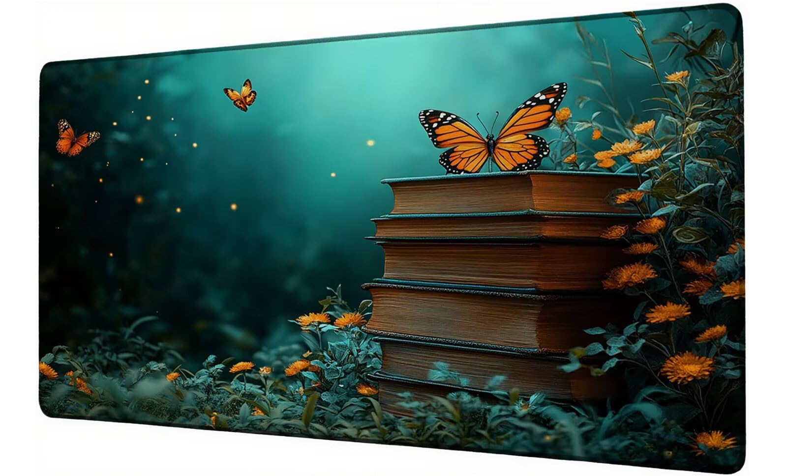 Podkładka pod mysz XXL 1000x500 mm podkładka pod mysz dla graczy motyl duża podkładka pod mysz biurową akcesoria fabryczne z antypoślizgową podstawą wodoodporna podkładka pod mysz podkład, do nauki