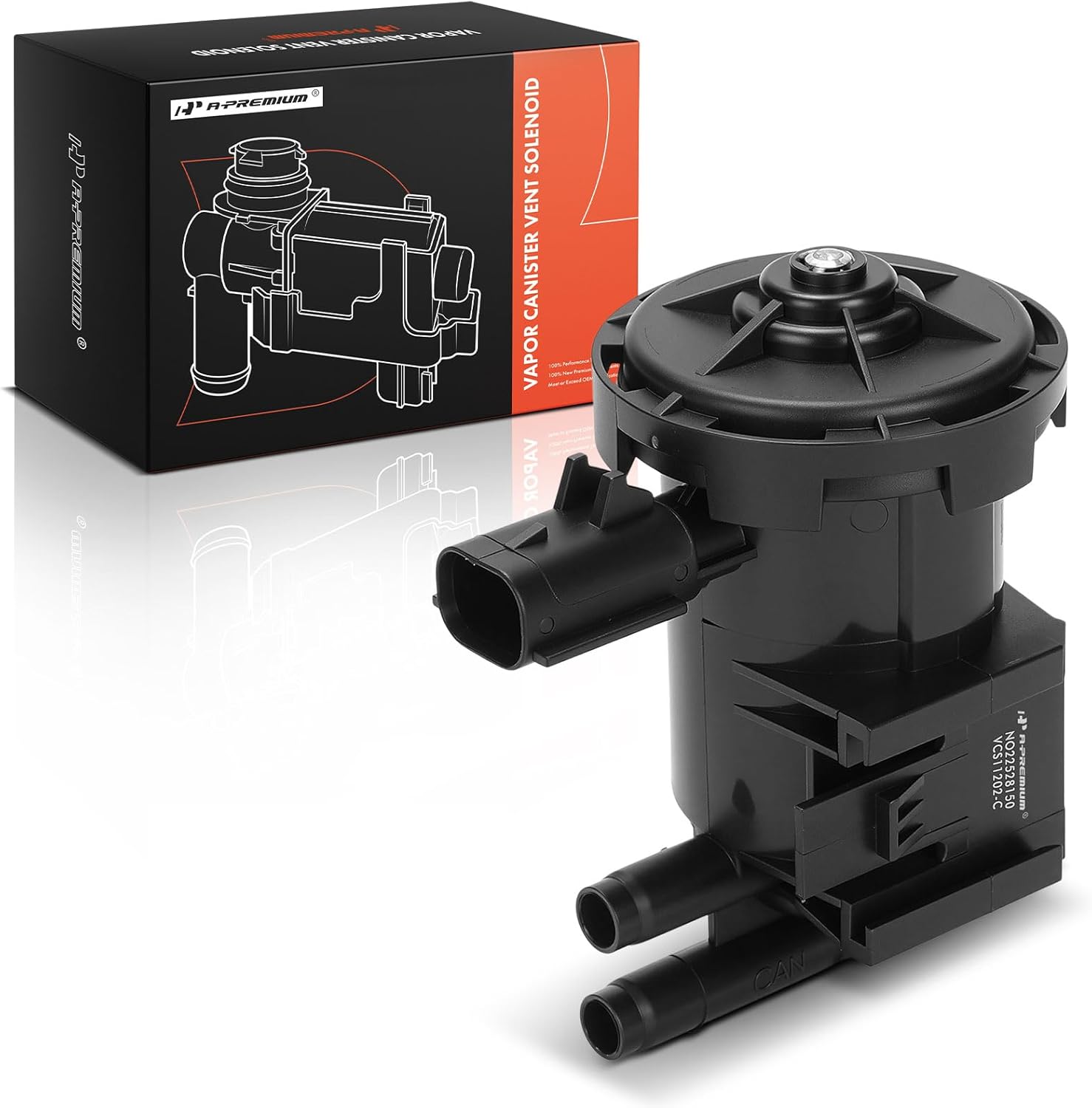 A-Premium Vapor Canister Purge Solenoid Valve Compatible with Dodge Grand Caravan, Ram 1500/2500, Caliber & Jeep Compass, Patriot & Chrysler Town & Country, Pacifica, Sebring, PT Cruiser & Plymouth