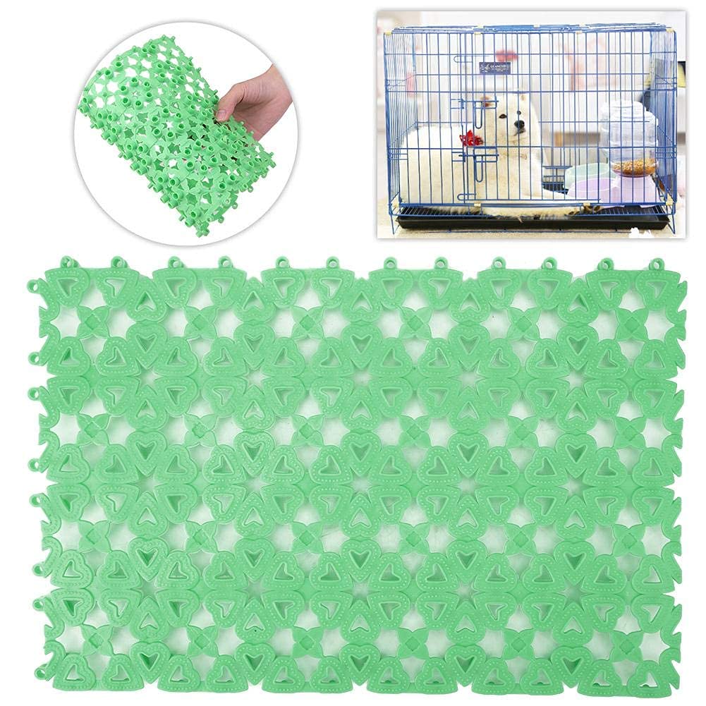 4 Stuks Konijn Matten Matje Hamsterkooi Konijn Kooi Mat Konijnenhek Hamstermat Konijnenkooi Mat Konijnenvoetjes Konijnen Box Huisdier Mesh Mat Konijnen Kooi Hek Mat Plastic