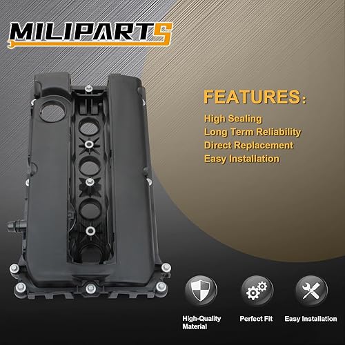 Miniatura 4 de MILIPARTS Cubierta de válvula de motor compatible con Chevy Cruze 2010-2015 Aveo Aveo5 2009-2011 Sonic 2012-2018 Trax 2013-2020 Pontiac G3 2009-2010