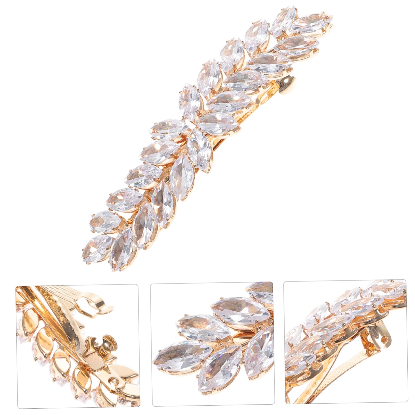 MAGICLULU 5 Piezas clip accesorios para el cabello para la novia Pinzas para el cabello metálicas hair clips horquillas moño pasador pelo pinzas cabello pasador niñas