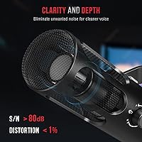 Vista 3 de FIFINE XLR/USB Micrófono dinámico para podcast de transmisión, micrófono XLR de estudio, micrófono para PC todo en metal con botón de silencio