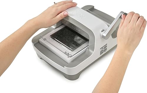 Vista 7 de Sizzix Big Shot 660200 - Máquina troqueladora y cortadora manual A5, con apertura de 6 pulgadas