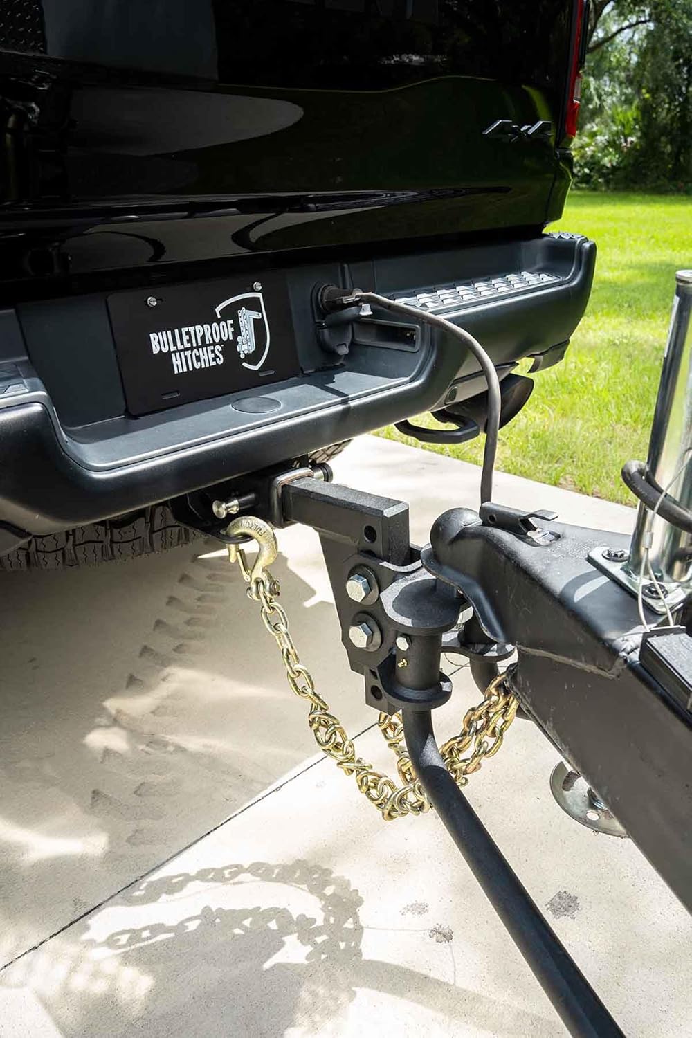 BulletProof Hitches - Weight Distribution Hitch System - Rated to 14,000 lbs - Weight Distribution Hitches with Sway Control - Black Powder Coat, Corrosion-Resistant