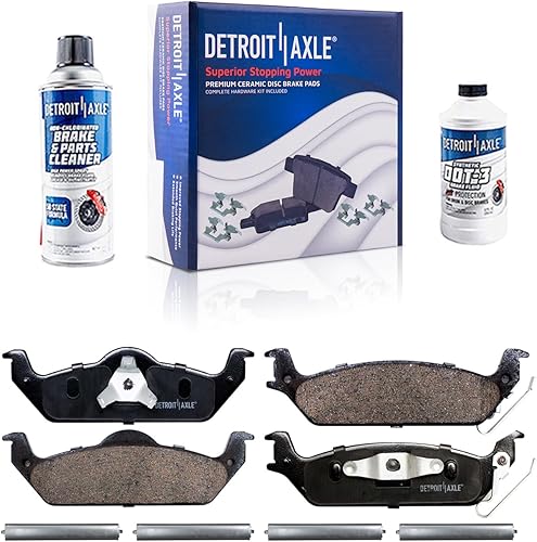 Miniatura 18 de Detroit Axle - Pastillas de Freno Delantero para Chevrolet Captiva Sport Equinox Pontiac Torrent Saturn Vue Suzuki XL-7, Pastillas de Freno Cerámica