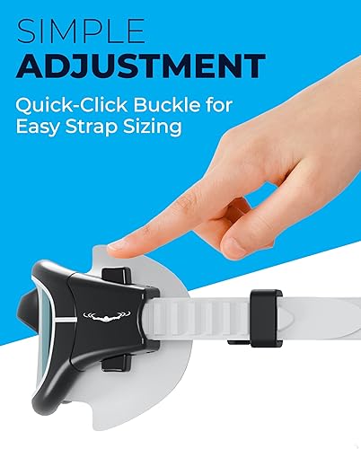 Miniatura 8 de AqtivAqua MINI-DX - Gafas de natación para niños y niñas, antivaho y sin fugas