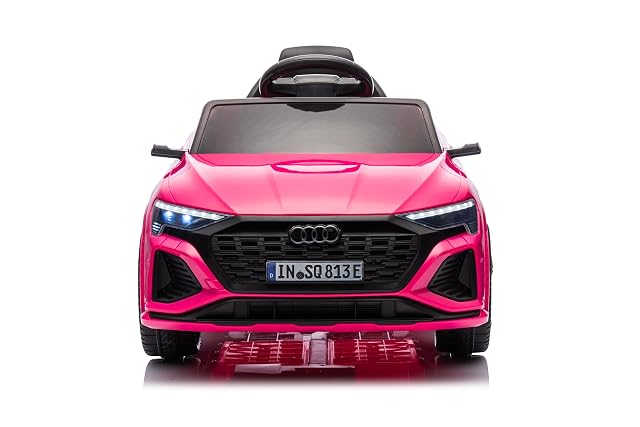 Foto 2 de 8 de FINOOS Coche eléctrico para niños Audi SQ8 e-Tron 12 V con Mando a Distancia de 2,4 GHz, bocina, LED, música