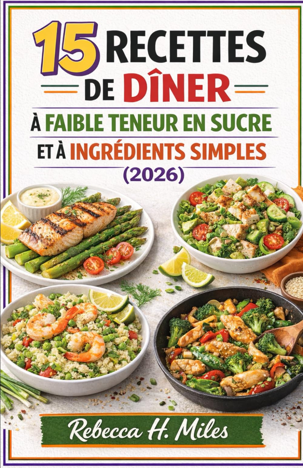 15 RECETTES DE DÎNER À FAIBLE TENEUR EN SUCRE ET À INGRÉDIENTS SIMPLES (2026): Des dîners simples à 15 ingrédients pour les soirs de semaine chargés. ... stable et une cuisine maison facile à reprodu