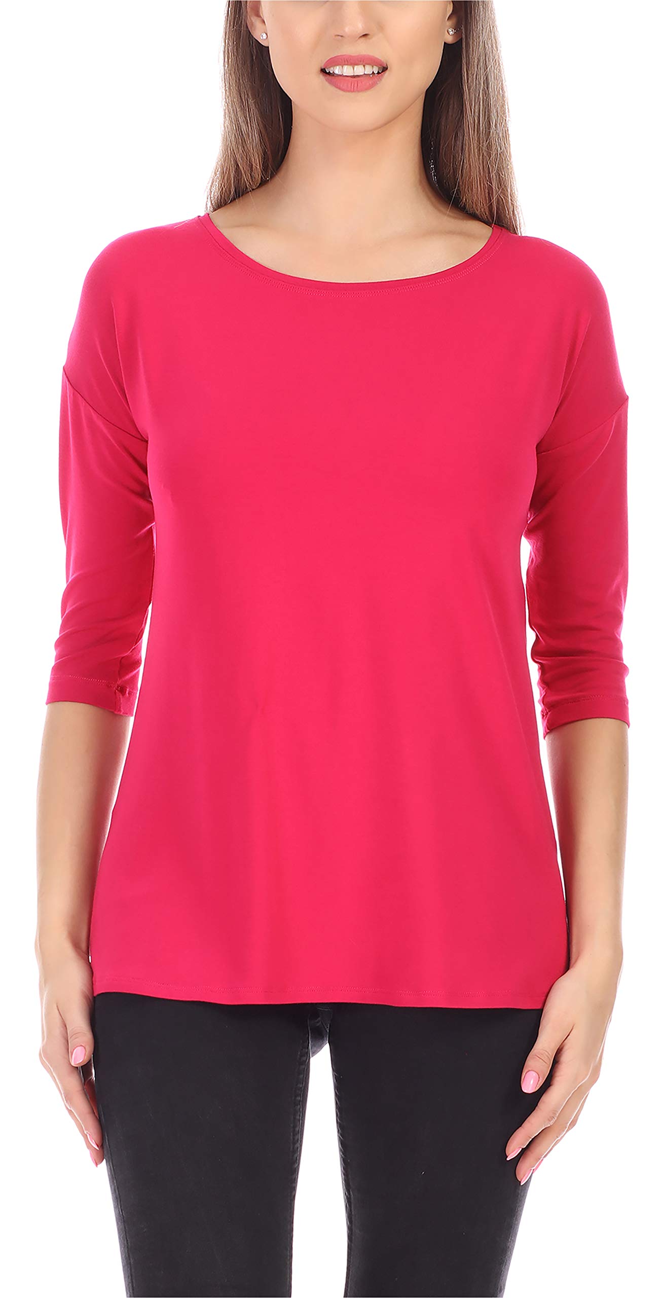 Merry Style Langes Oberteil Shirt mit Spitze MS10-319