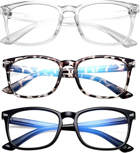 Hycredi Lentes de bloqueo de luz azul para niños, antifatiga ocular y protección UV, gafas de teléfono para juegos de computadora para niños y niñas