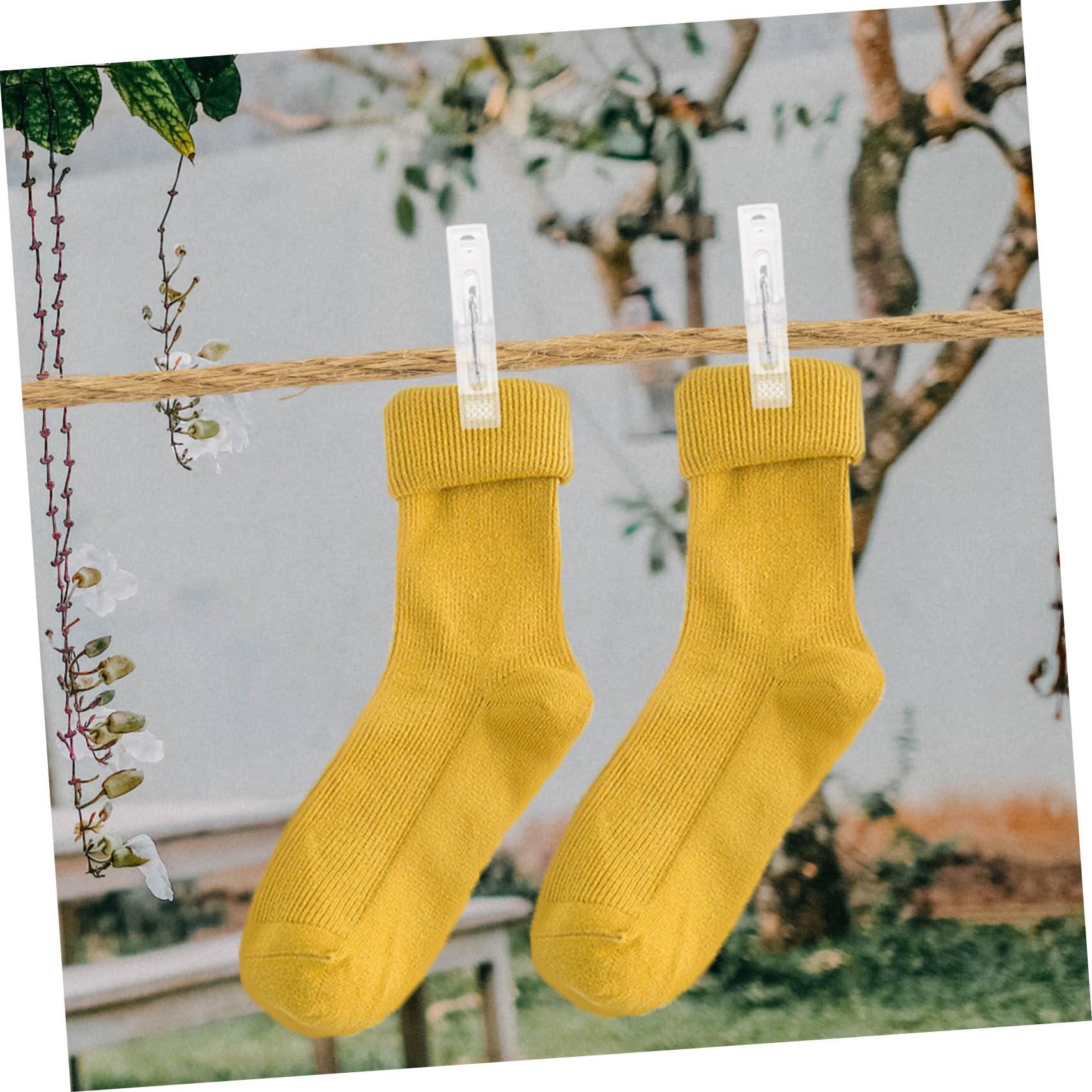 Abaodam 5 Sätze Teiliges Winddichte Klammern Für Handtücher Und Kleidung Transparente Clips Für Wäsche Unterwäsche Und Decken Robuste Und Leichte Hänger Für Reisen Und Zuhause 10 Stück * 5