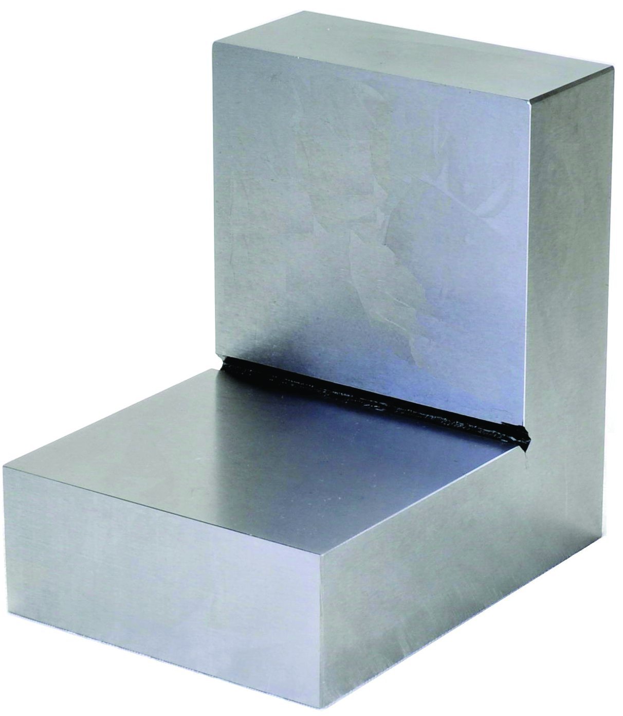 HHIP 4 X 4 X 3 X 1-1/8 INCH Steel Right Angle Plate with NO Holes (3402-1443)