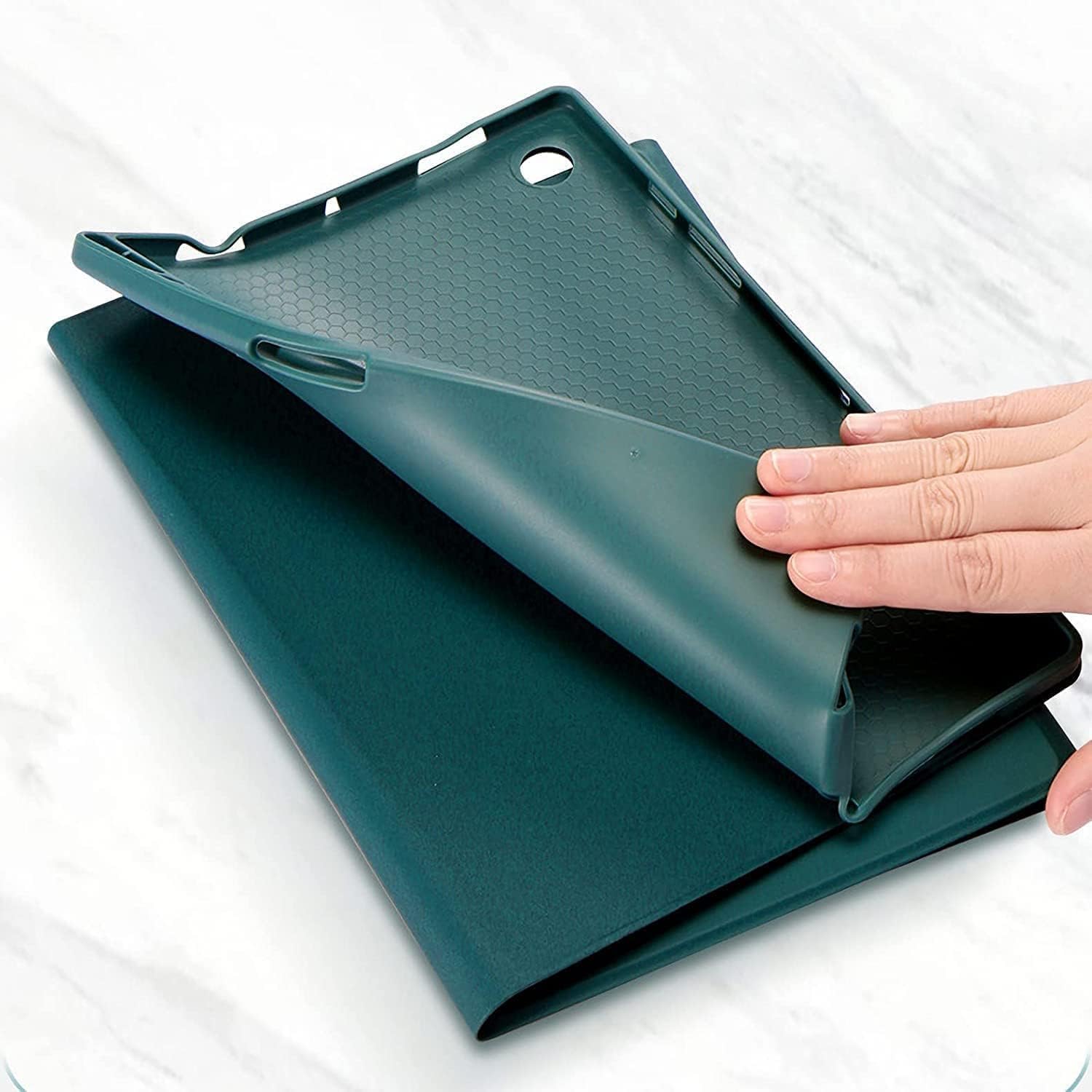 Keyboard Case for Huawei Matepad SE 11 Inch 2024, 7 Color Backlit Detachable Wireless Bluetooth Keyboard with Touchpad, Tablet Mouse,Black