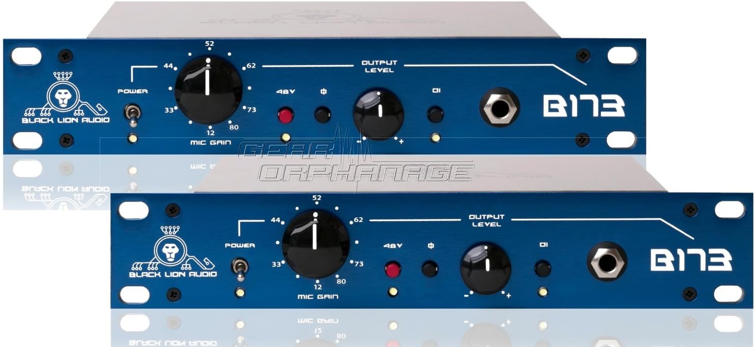 Black Lion Audio B173 Mic Pre B-173 Microphone Preamp PAIR/Set of Two