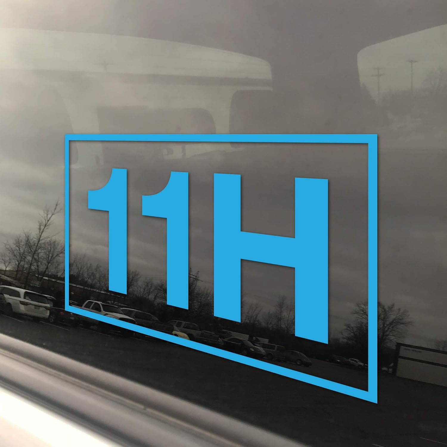 Army MOS 11H Heavy Infantry 10 Pack 3x5 Black Window Decal Lifetime Replacement Heavy Duty Die Cut Vinyl Veteran Bumper Sticker Rain, Fade and Scratch Resistant