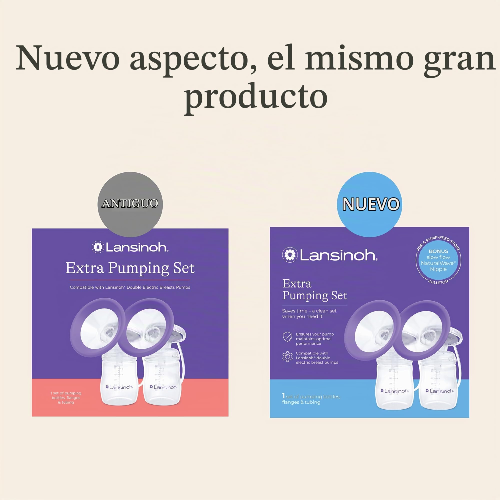 Lansinoh Juego de extracción de leche extra