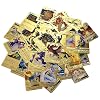55 gouden kaarten, Gold Charizard Vmax DX GX, niet-officiële kaarten Gouden ruilkaarten, speelkaarten in het Engels voor kinderen
