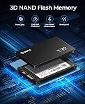 ORICO NAND SSD Solid State Drive- 2.5 Inch - SATA III - 6Gbps-Read Speed up to 500MB/s, 256GB Internal Solid State Drive for Desktop Laptop - Y20(256GB)