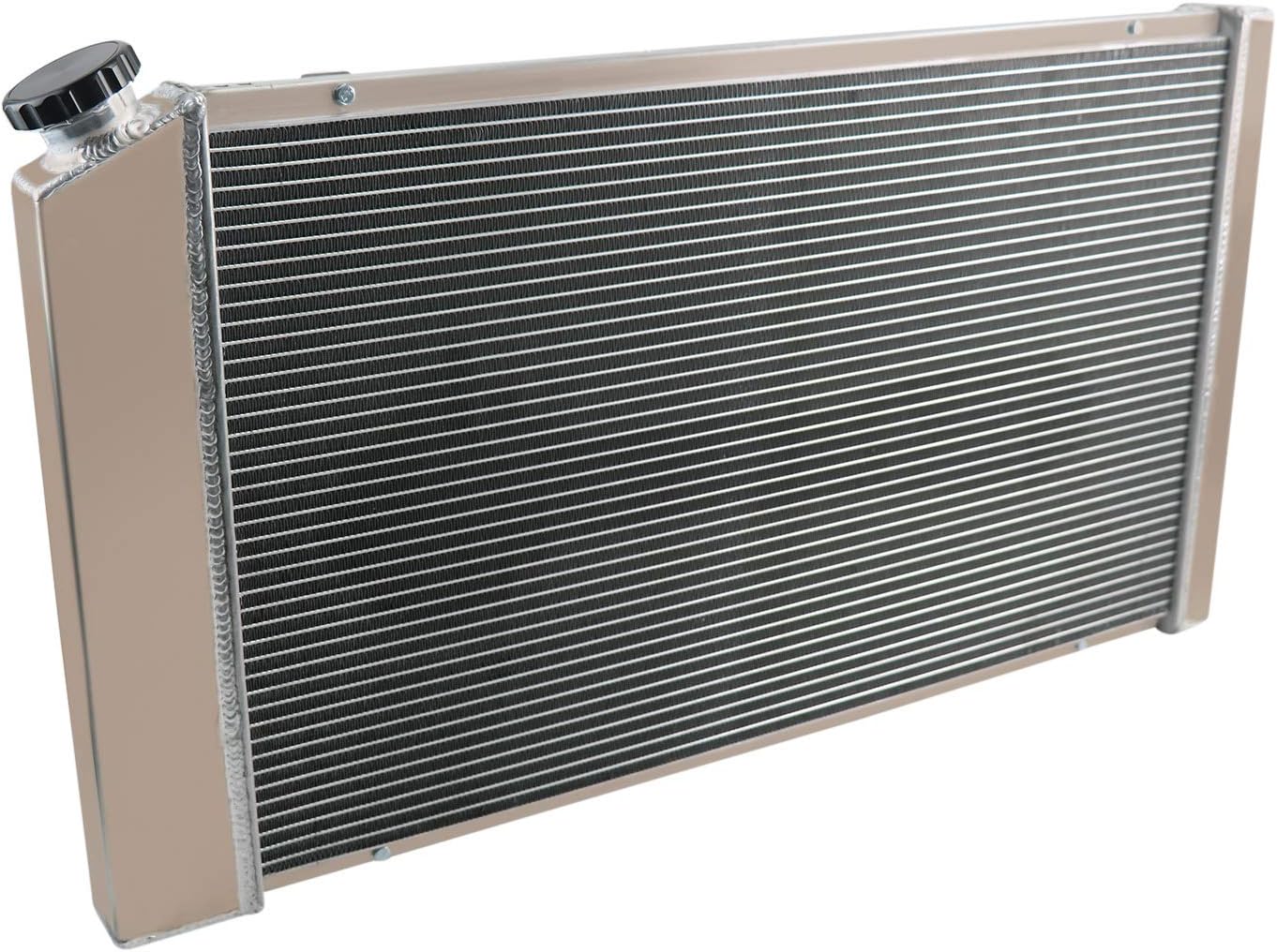 ECMRAD 4 Rows Core Radiator Compatible for Chevy Chevelle Malibu V8 5.0L 5.7L 6.5L Pontiac GTO 1968-1972 1969 1970