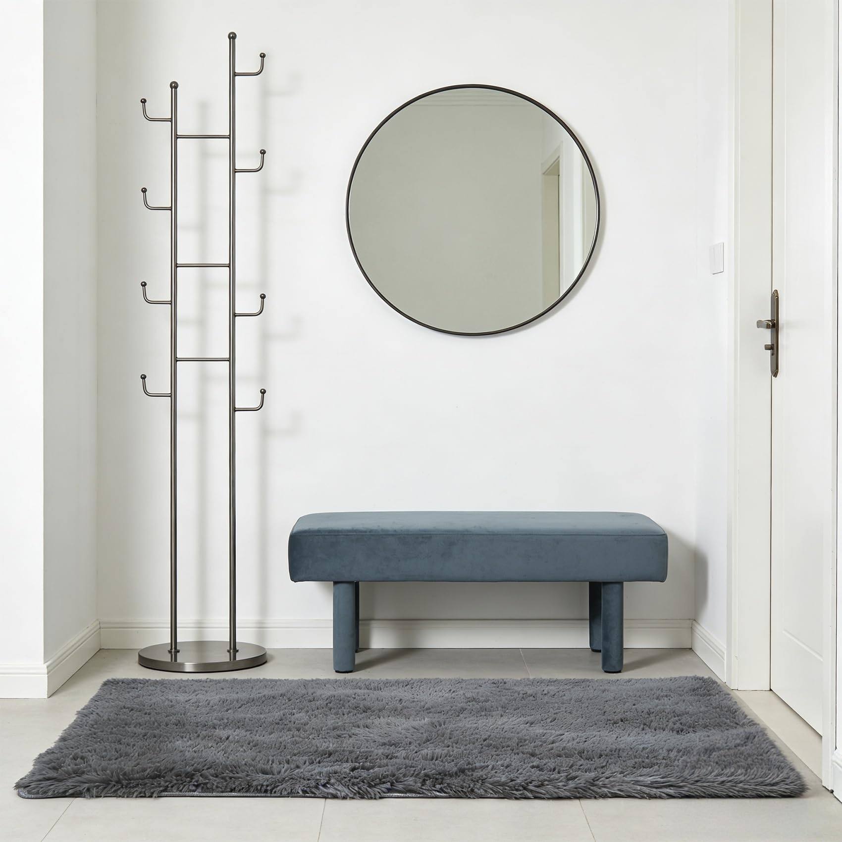 Tapis de salon antiderapant et facile a entretenir pour maison active