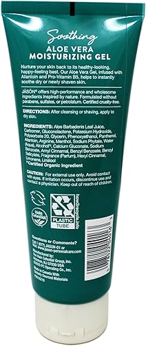 Miniatura 3 de JASON Gel hidratante calmante 98% Aloe Vera (certificado IASC), tubo de 4 onzas