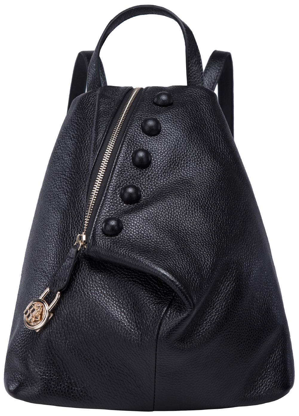 boyatu convertible genuine leather backpack purse for women fashion travel bag