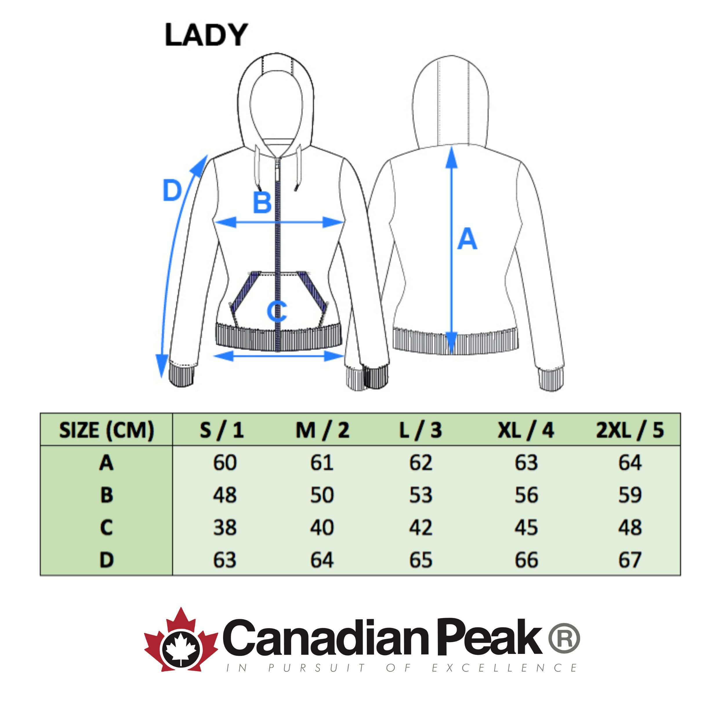 Canadian Peak Gyrelle Lady - Sudadera con Capucha para Mujer Bolsillos Tipo Canguro - Sudadera para Mujer Sudadera Casual de Manga Larga Caliente