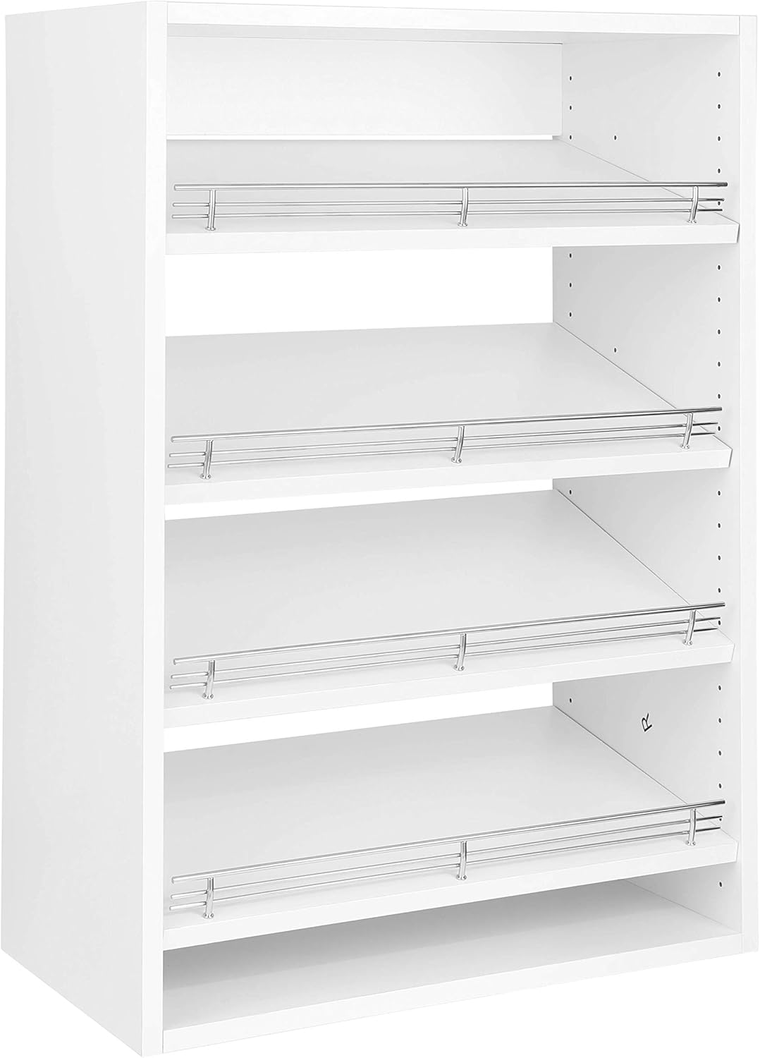 Short Closet Shelves Tower Modular Closet System With