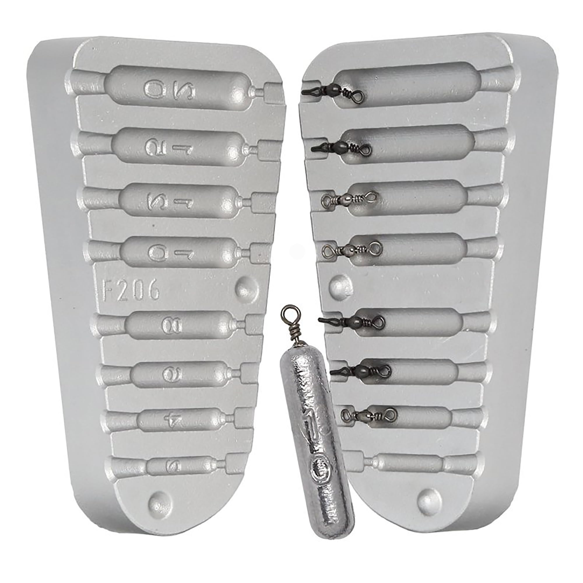 Moule de pêche Drop Shot Finesse 1.8-3.5-5-7-10-14-18g