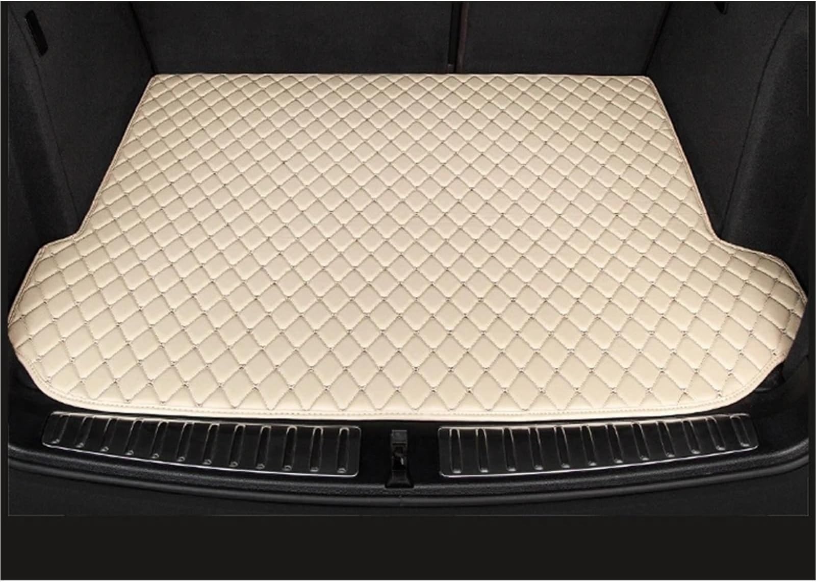 Boot Liner For Mazda CX-9 CX9 2015 2014 2013 2012 2011 2010 2009 2008 2007 Vehicles For Cargo Liner Carpets Car Trunk Mats(Beige)