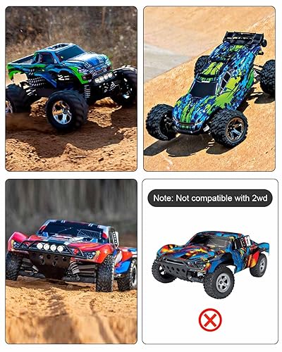 Miniatura 6 de VXL-3s ESC - Juego de ventilador de refrigeración y motor para 110 Traxxas Slash 4 × 4 VXL Rustler 4X4 Stampede 4X4 Hoss 4 × 4 Velineon VXL-3s, azul