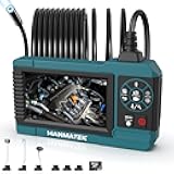 HANMATEK 1080P Industrial Endoscope, 4.3-Inch TFT Screen, 16.5ft Flexible Cable, 8mm Camera with Adjustable LED Lights, 1 Million Pixels, Photo/Video Recording,USB-C Charging