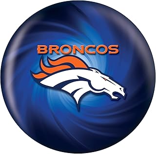 Strikeforce Bowling Officially Licensed NFL Denver Broncos Undrilled Bowling Ball (16)