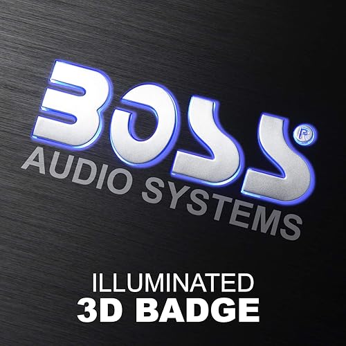 Miniatura 4 de BOSS AUDIO R3400D Riot 3400-Watt Monoblock, clase D 1  8 ohmios estable Monobloque  Amplificador con mando a distancia Subwoofer Control de nivel